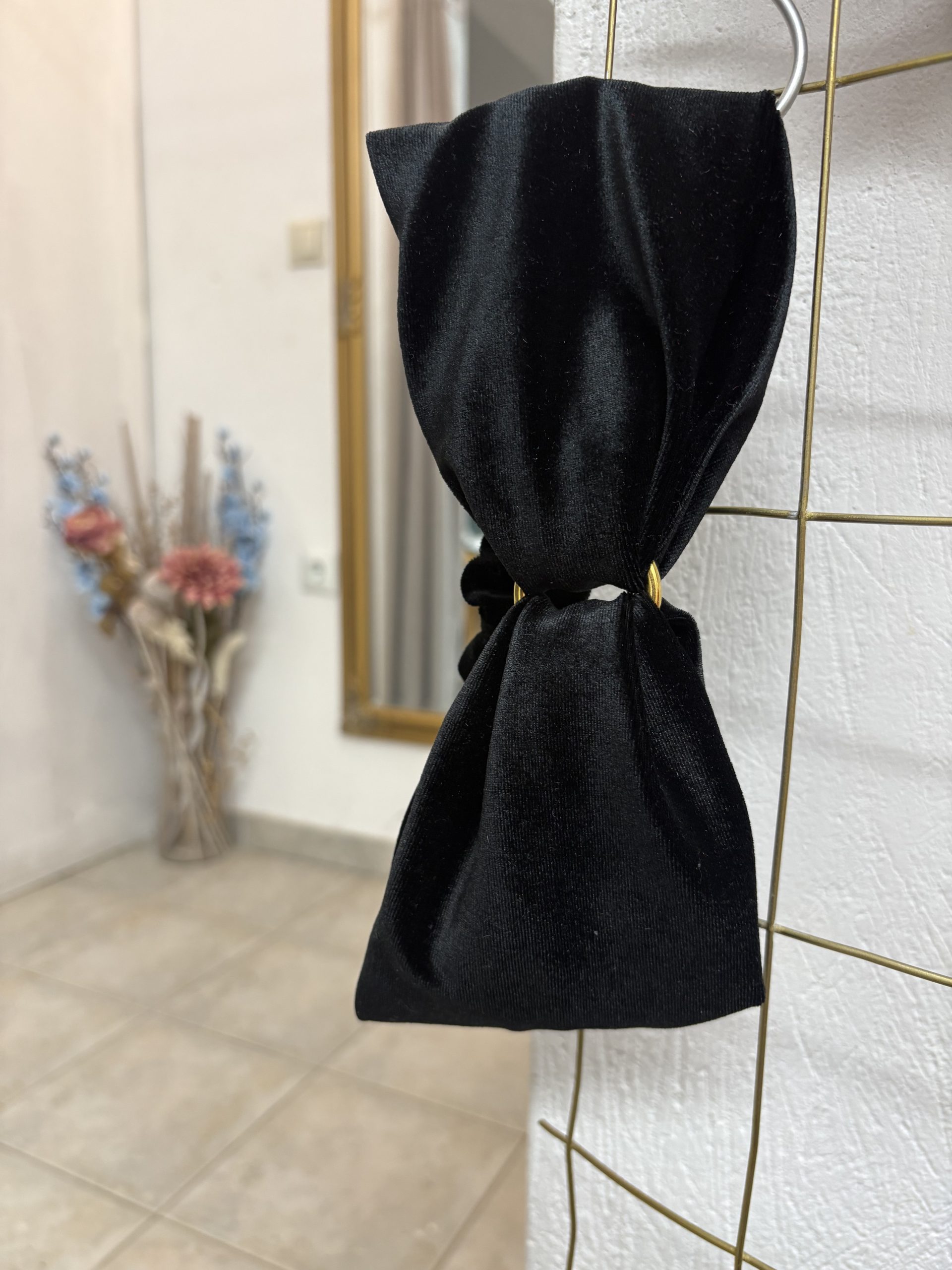 image00001 Μαύρη βελουτέ Κορδέλα - Image 1