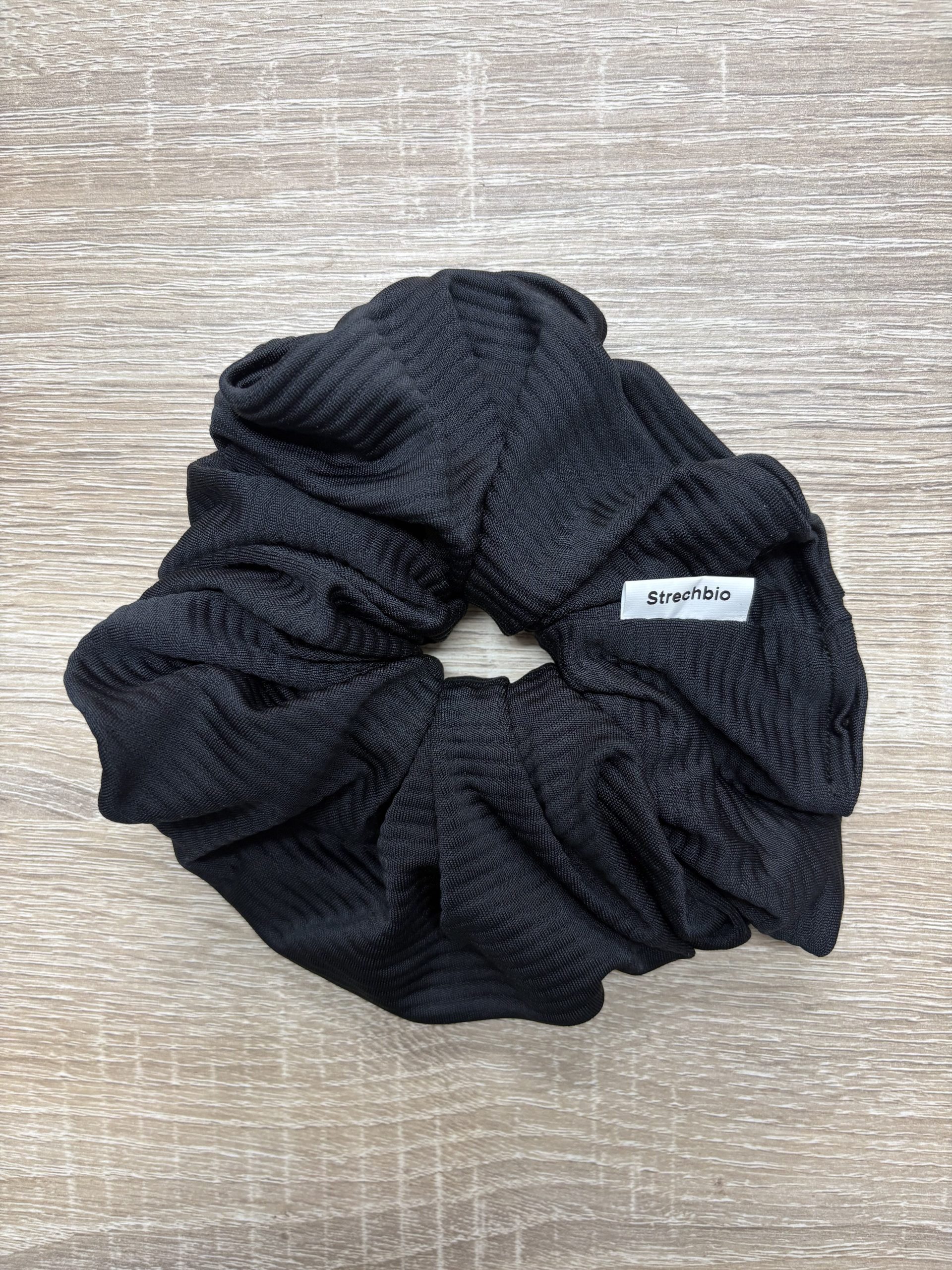 image00001 (9) Black Rip Scrunchie - Image 1