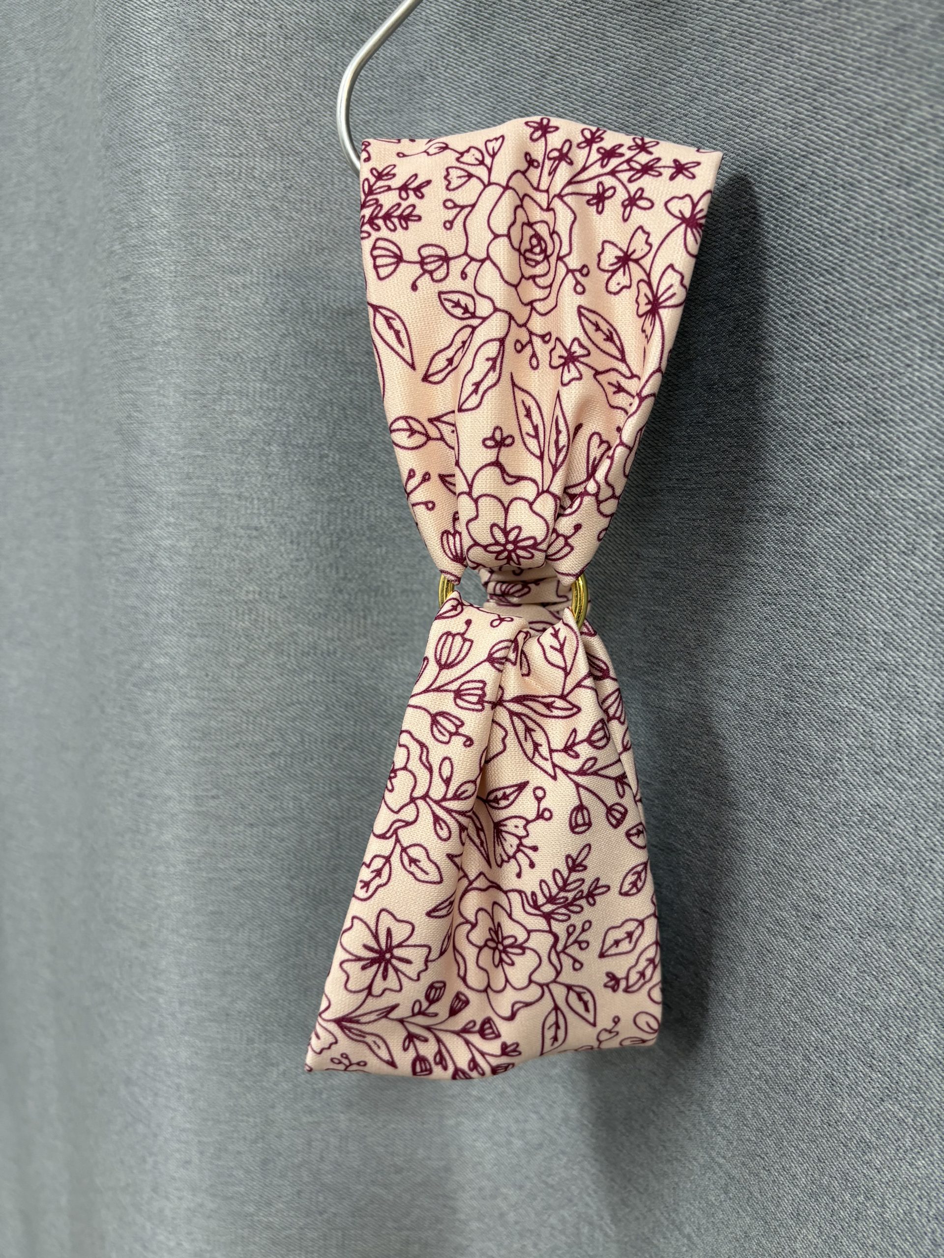 image00004 Beige Purple Flowers Κορδέλα - Image 1