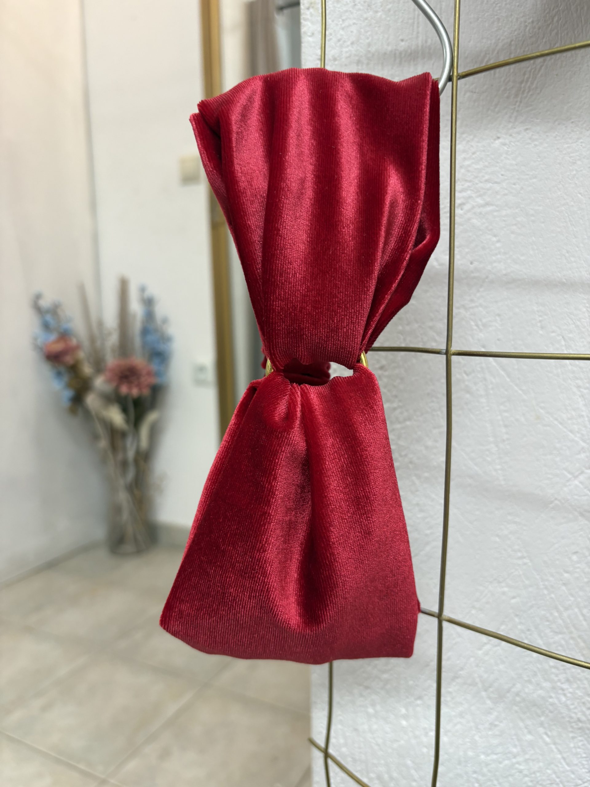 image00015 Red βελουτέ Κορδέλα - Image 1