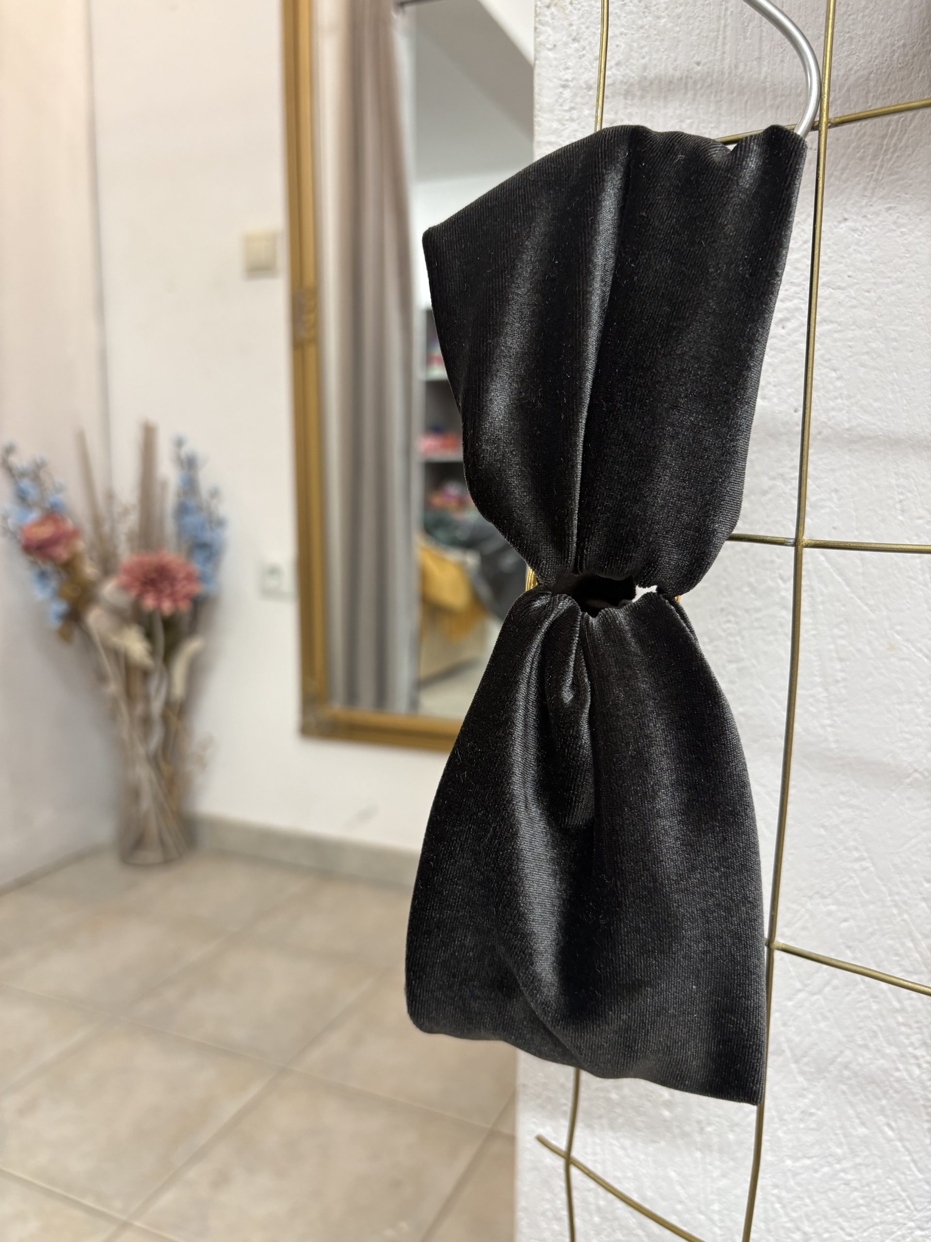 image00027 Grey βελουτέ Κορδέλα - Image 1