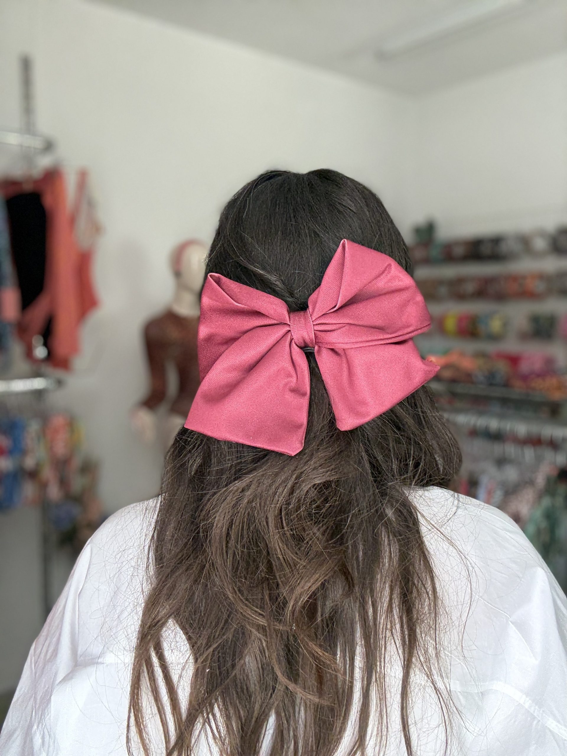 image00052 Dusty Pink Μονόχρωμος Φιόγκος - Image 1