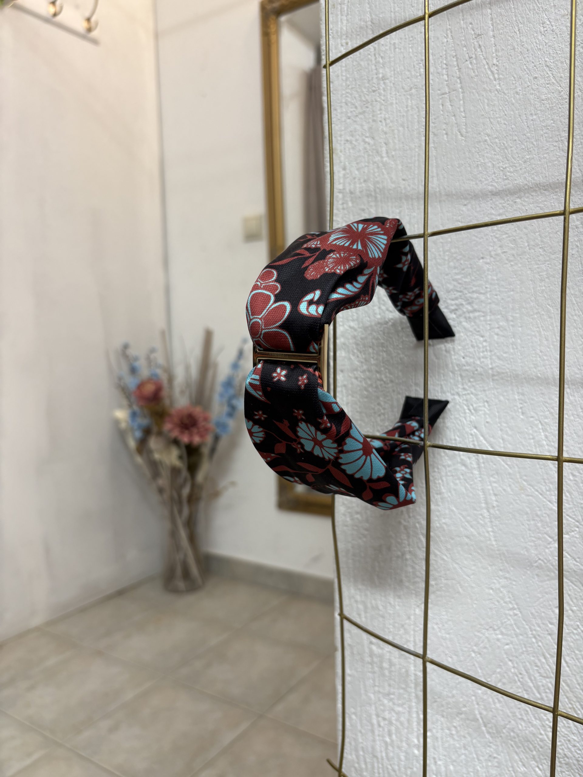 image00002 Orange Flowers Στέκα με Κρίκο - Image 1