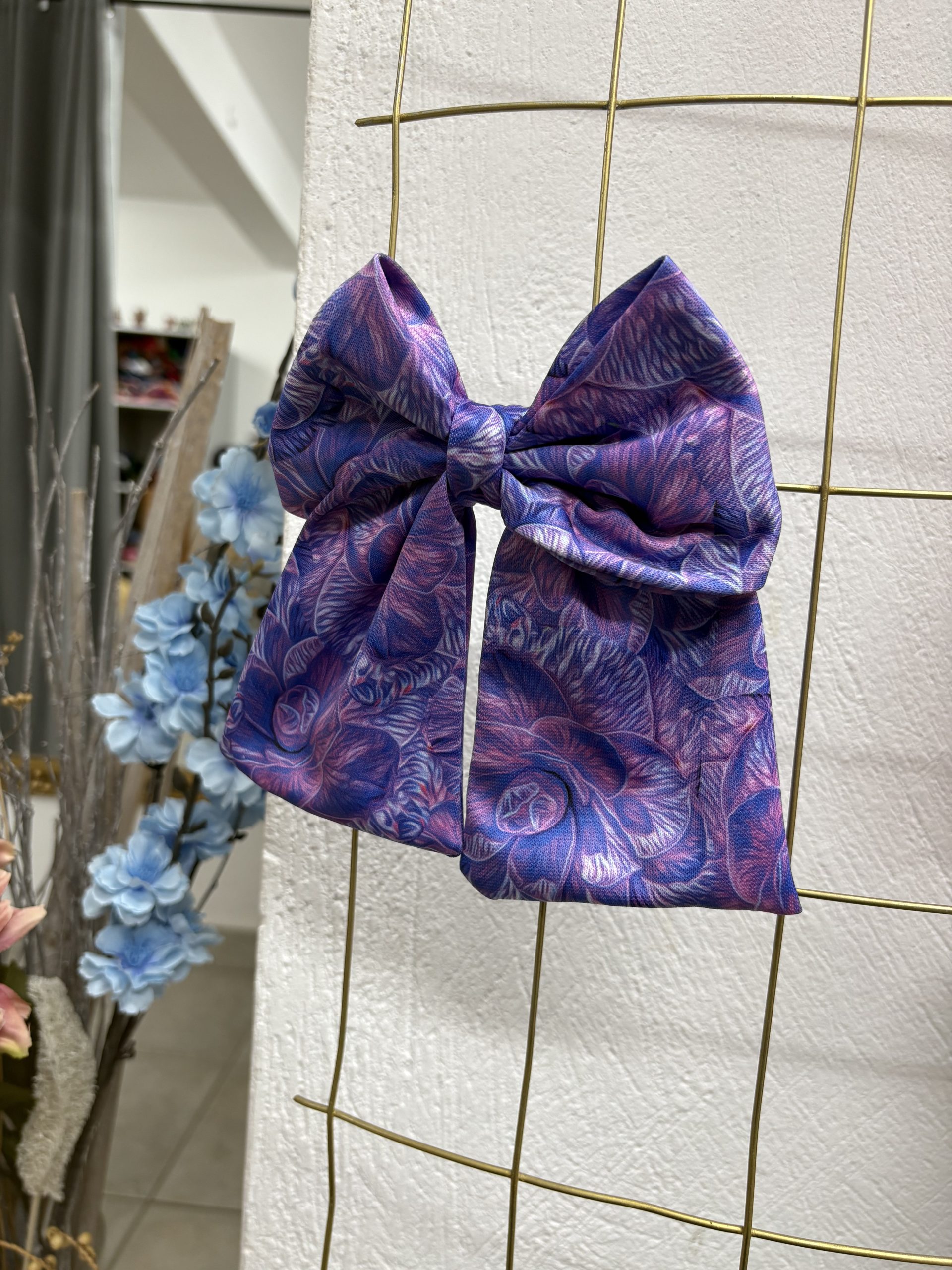 image00018 Purple Flowers Φιόγκος - Image 1