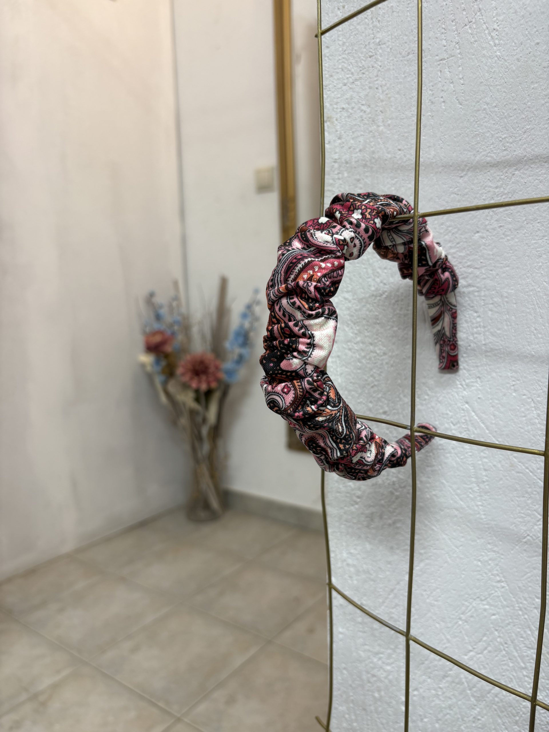 image00019 Pink Paisley Στέκα με Σούρα - Image 1