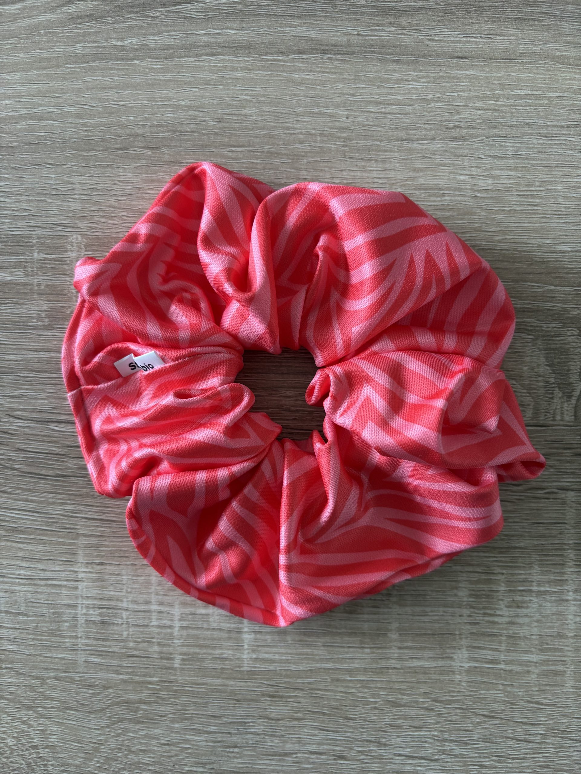image00004 Fuchsia Zebra Scrunchie - Image 1