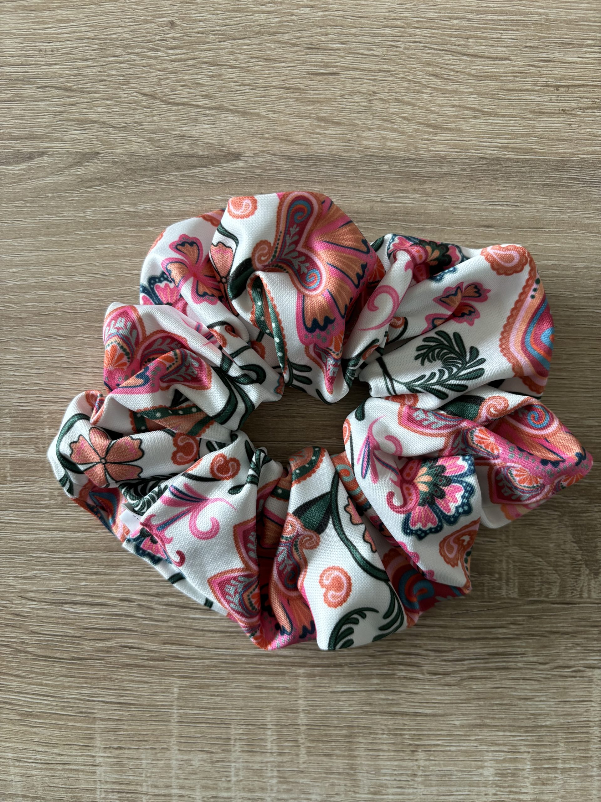 image00017 Colorful Paisley Scrunchie - Image 1