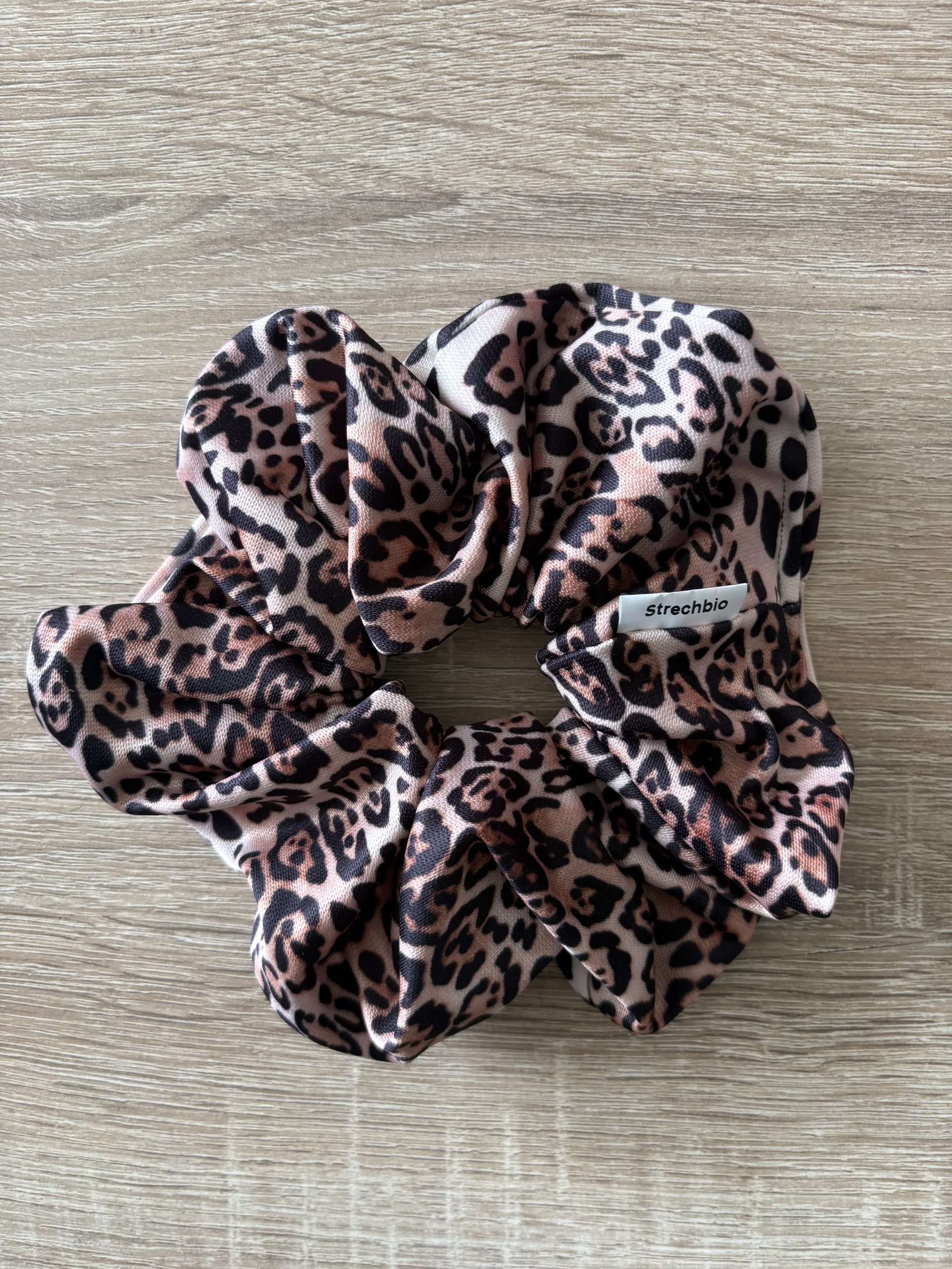 image00030 Brown Leopar Scrunchie - Image 1