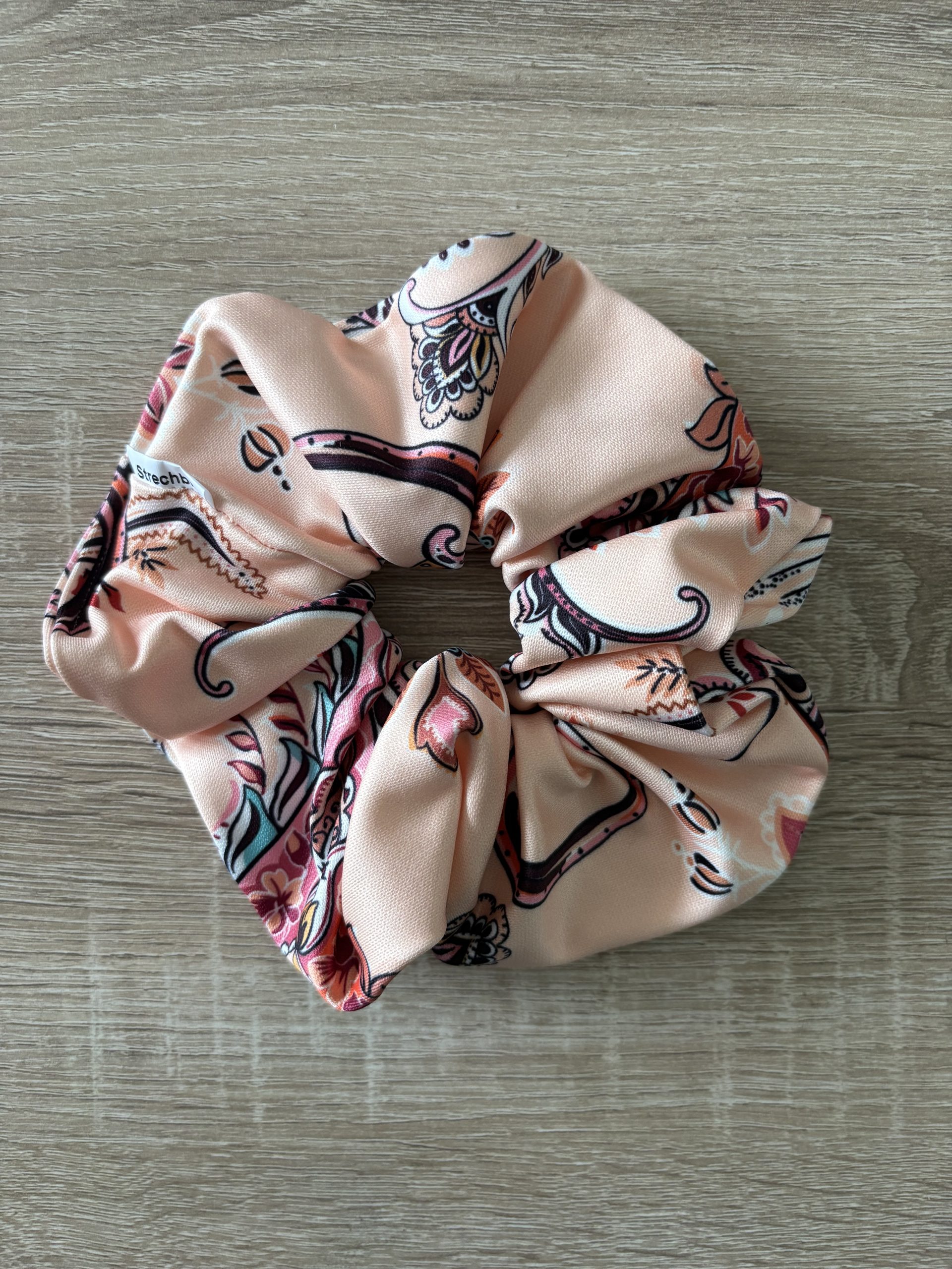 image00035 Ethnic Flowers Scrunchie - Image 1