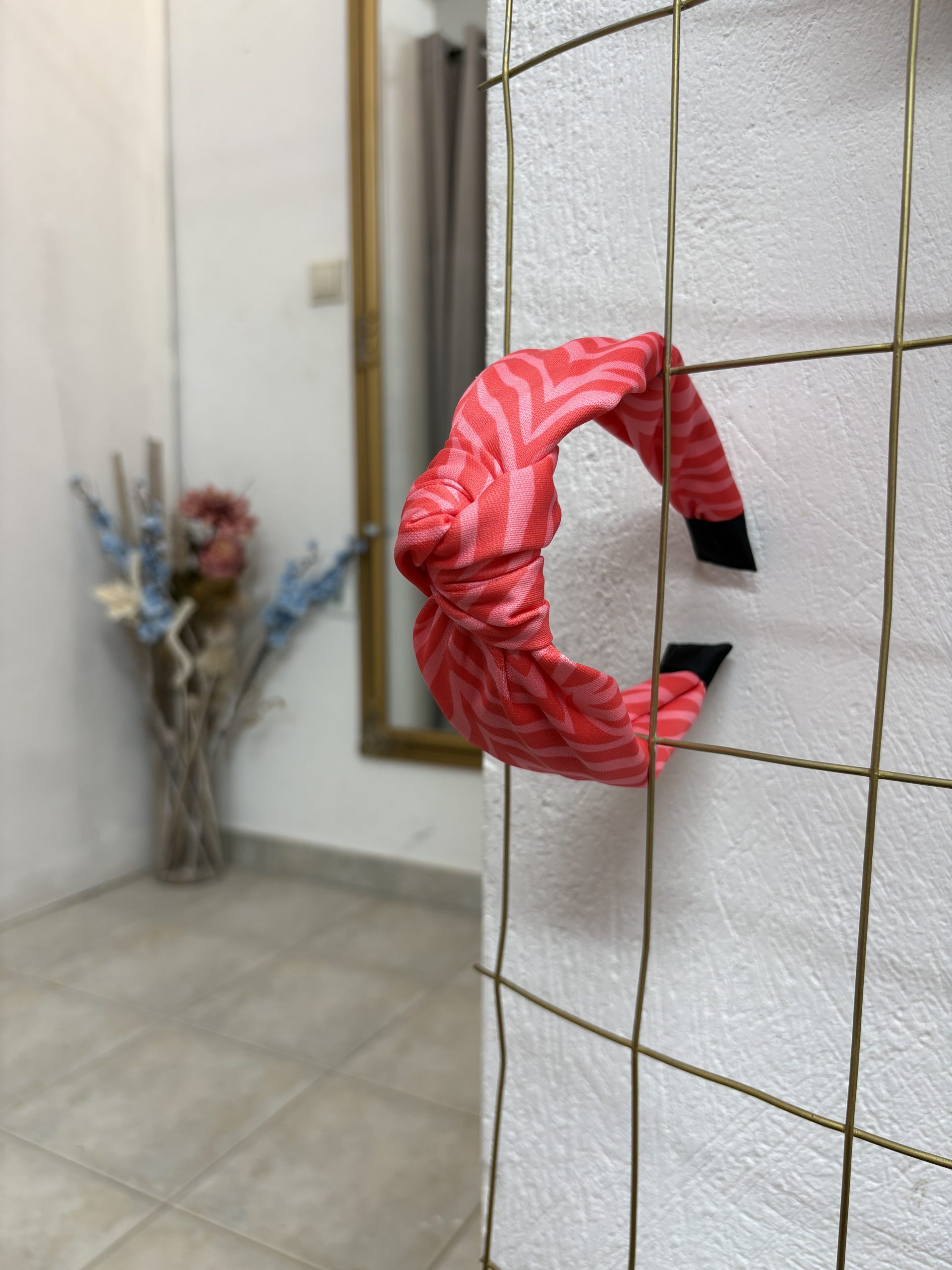 image00005 Fuchsia Zebra Στέκα με Κόμπο - Image 1