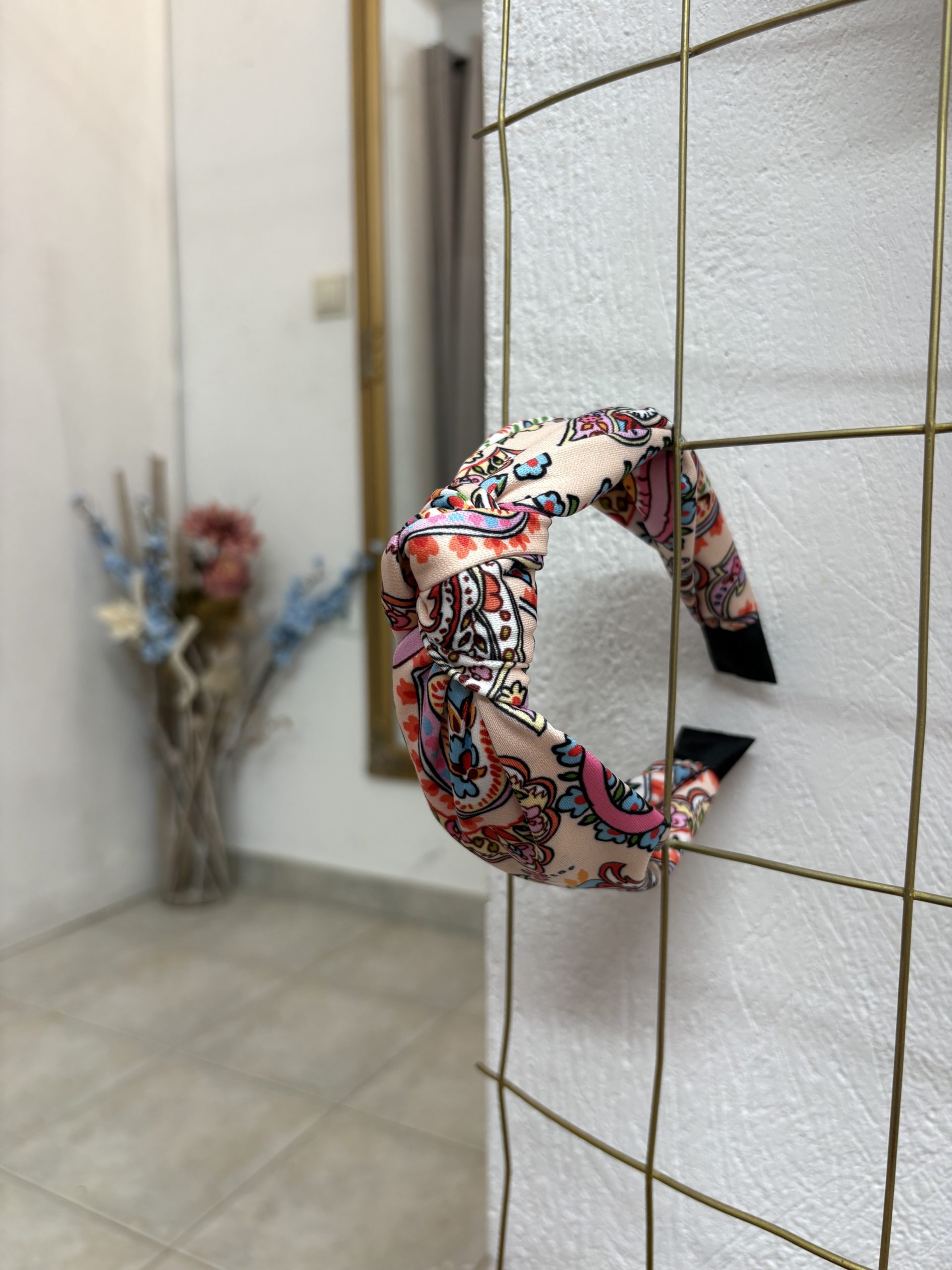 image00006 Floral Paisley Στέκα με Κόμπο - Image 1