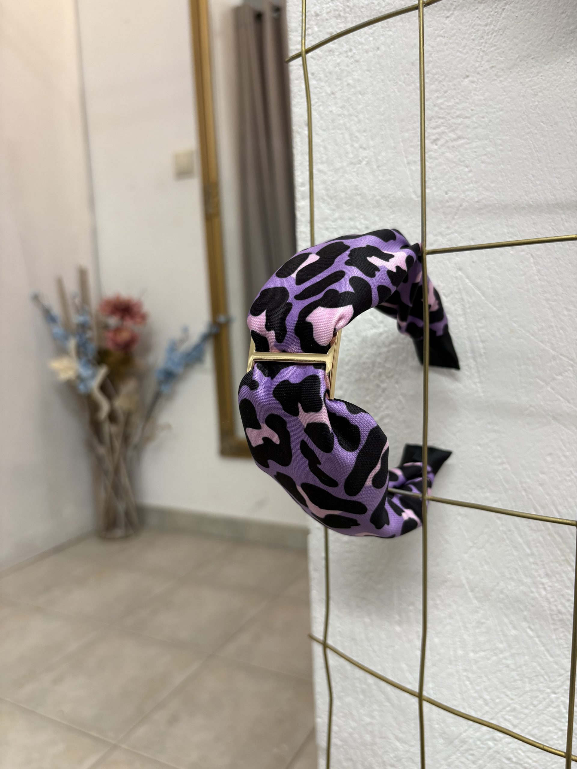 image00013 Purple Leopar Στέκα με Κρίκο - Image 1