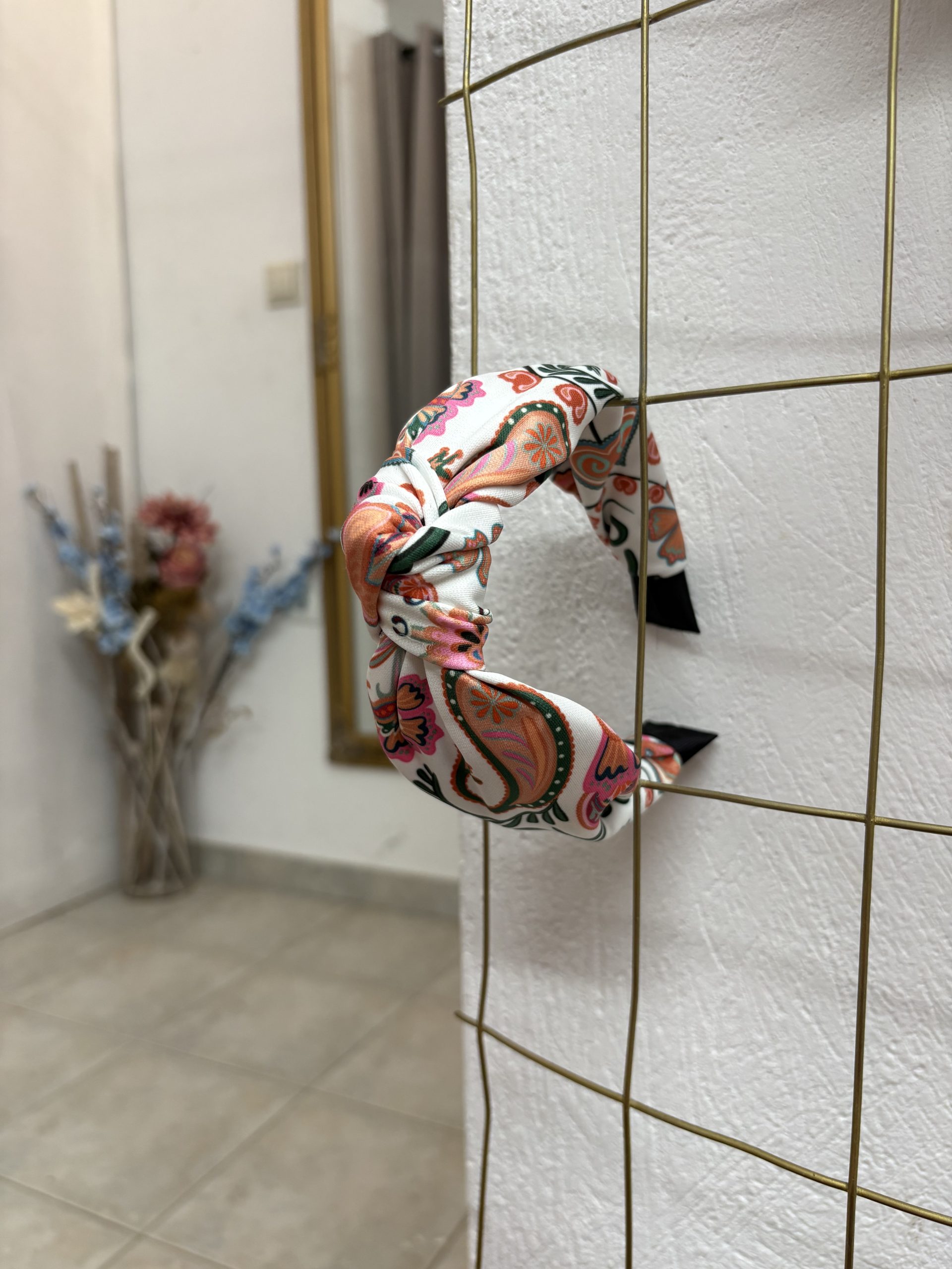 image00018 Colorful Paisley Στέκα με κόμπο - Image 1