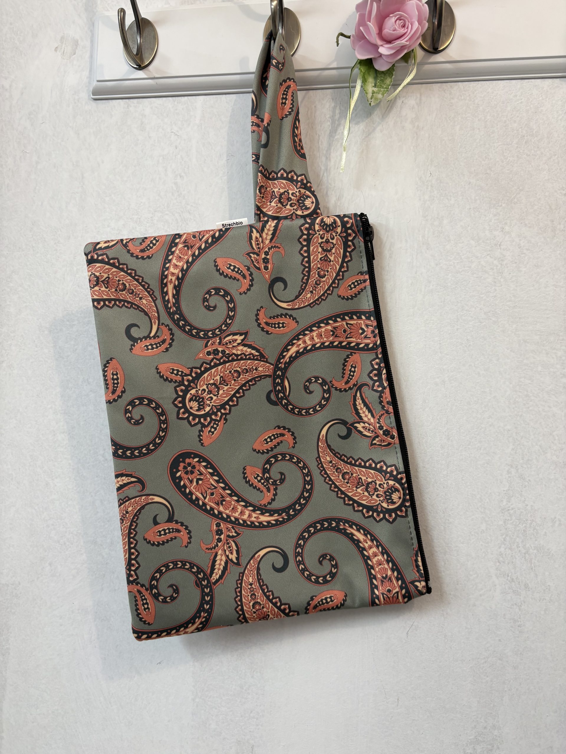 image00046 Brown Paisley Τσαντάκι - Image 1