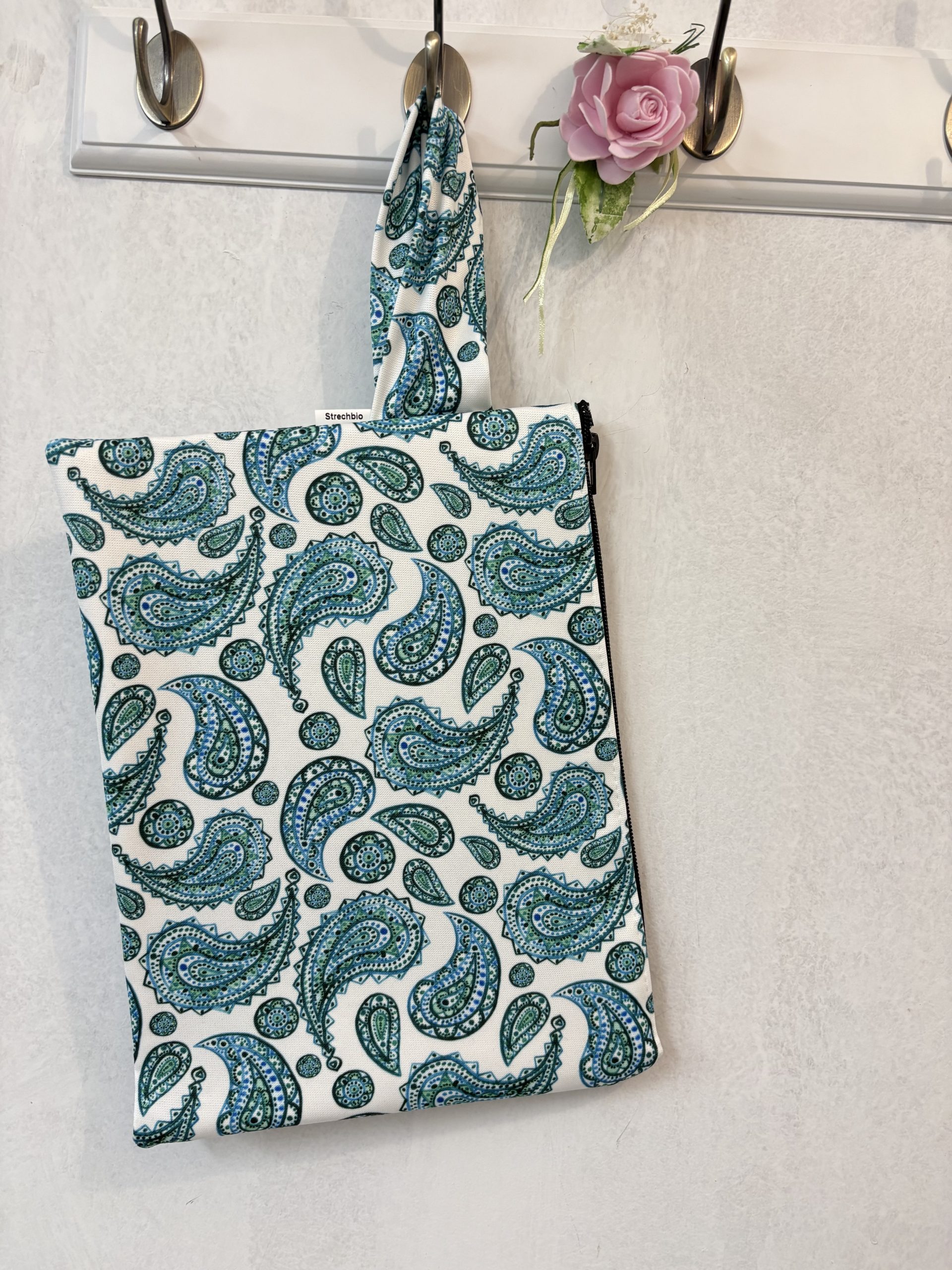 image00057 Blue Paisley Τσαντάκι - Image 1