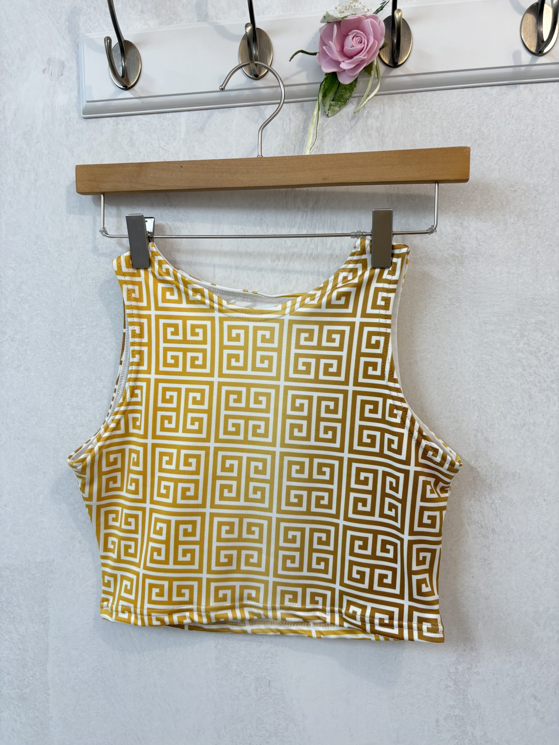 image00005 Ancient Greek Crop Top - Image 1