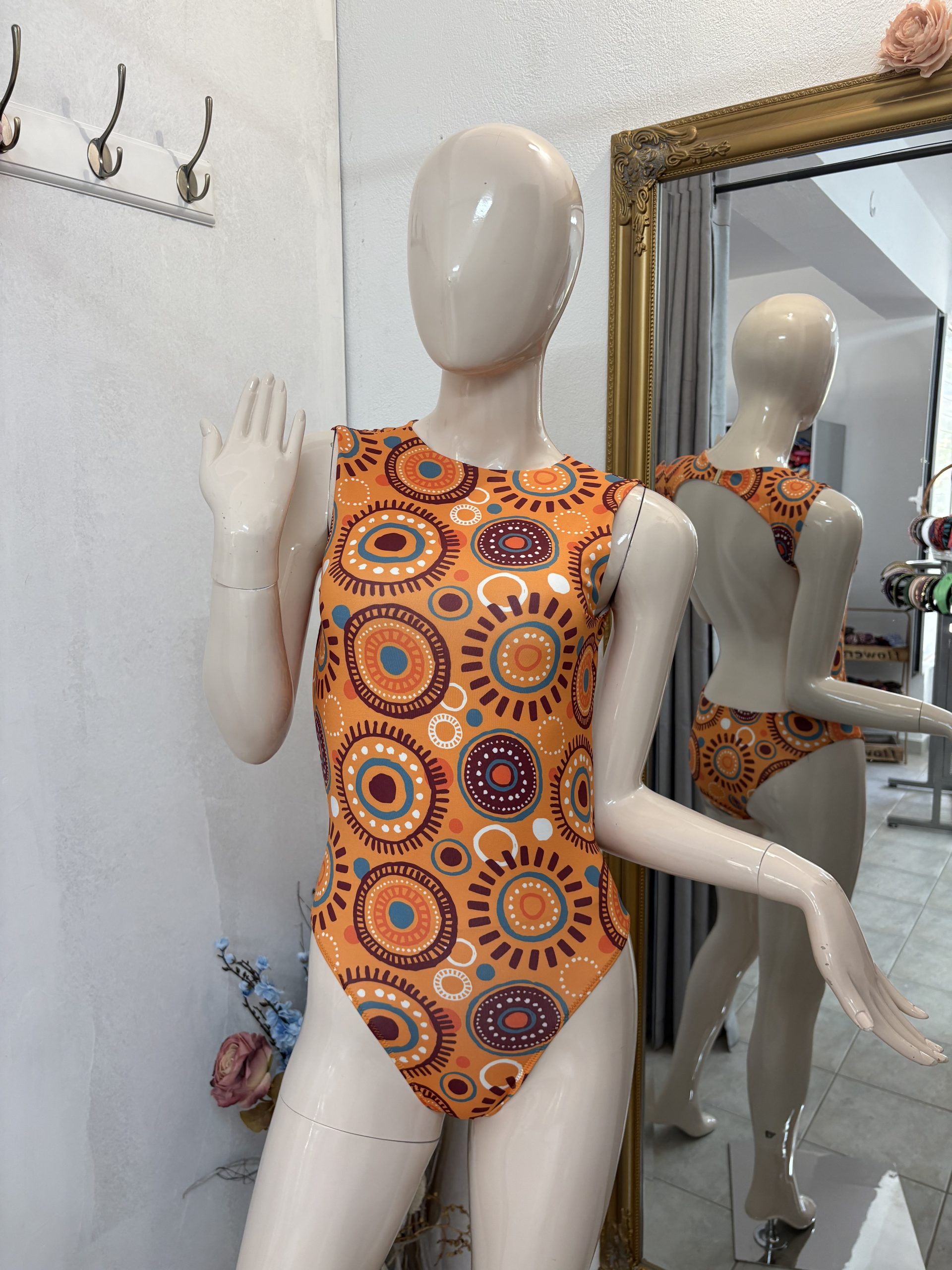 image00010 African Style Ολόσωμο Αμάνικο Μαγιό - Image 1