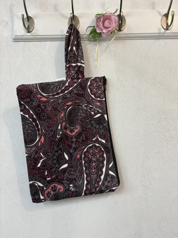 Purple Paisley Τσαντάκι