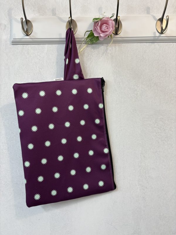 Purple Stars Τσαντάκι