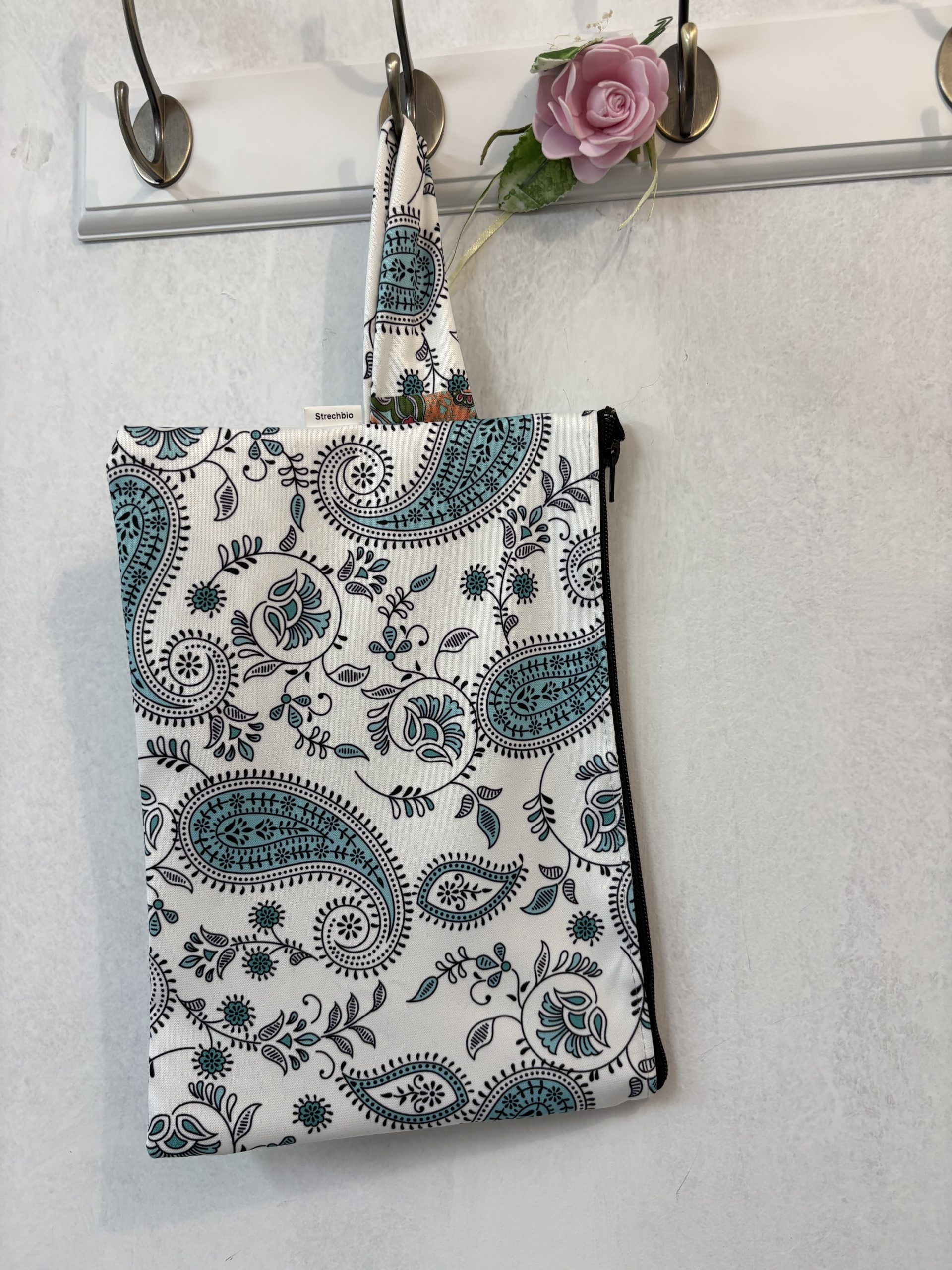 image00033 Blue Paisley Τσαντάκι - Image 1